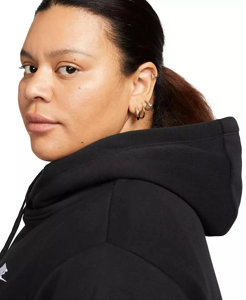 NIKE Plus Size Active Sportswear Club Hooded Fleece Sweatshirt 6