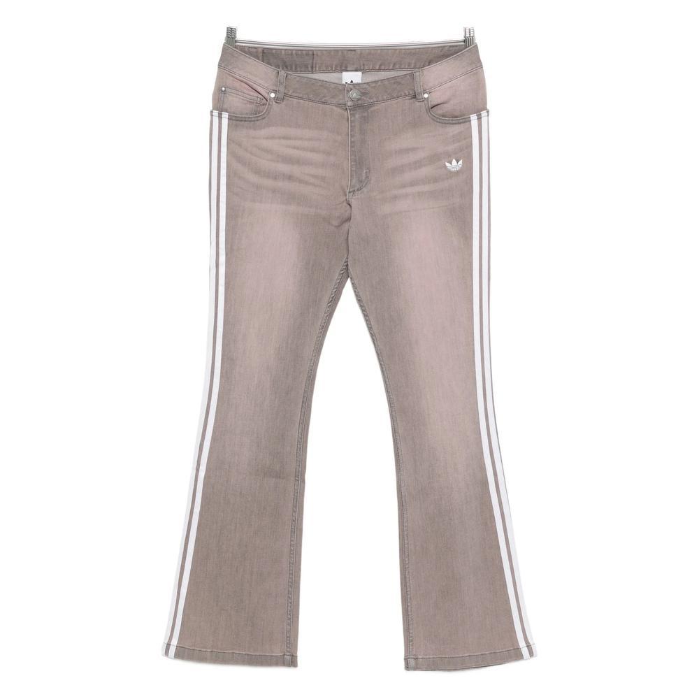 Shop adidas Originals denim jorts in leopard print - MULTI