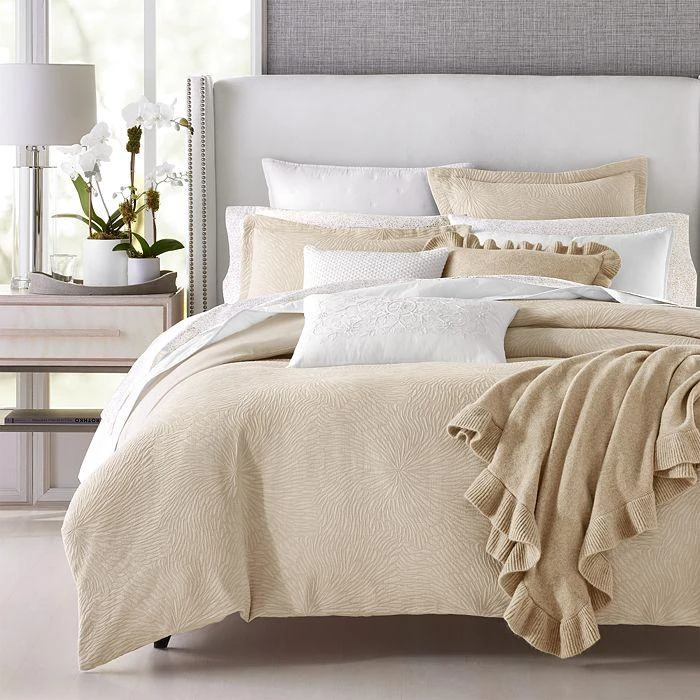 sky Woven Mums Duvet Cover Set, Twin - Exclusive 1
