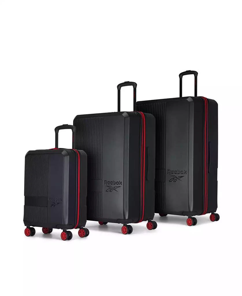 Reebok Jump Shot 3 Pieces 360-degree Spinner Luggage 1