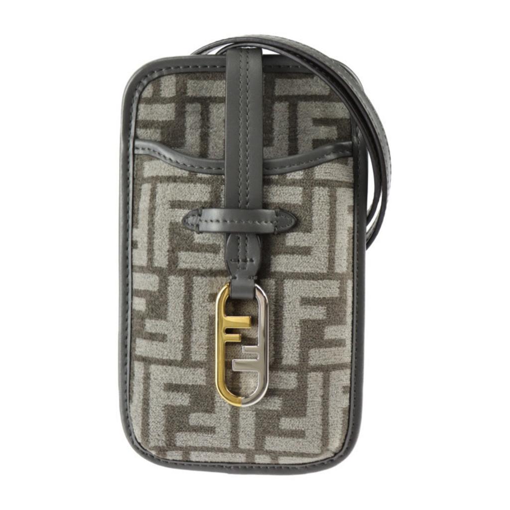 【FENDI】BAGUETTE POUCH PAGLIA FF/VIT.◆8BS073AV23 NATMIEL Fendi BAGUETTE POUCH PAGLIA FF/VIT. (8BS073AV23