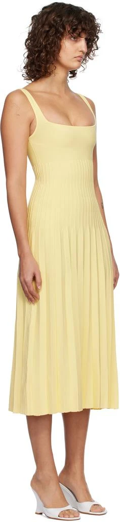 Staud Yellow Ellison Midi Dress 2