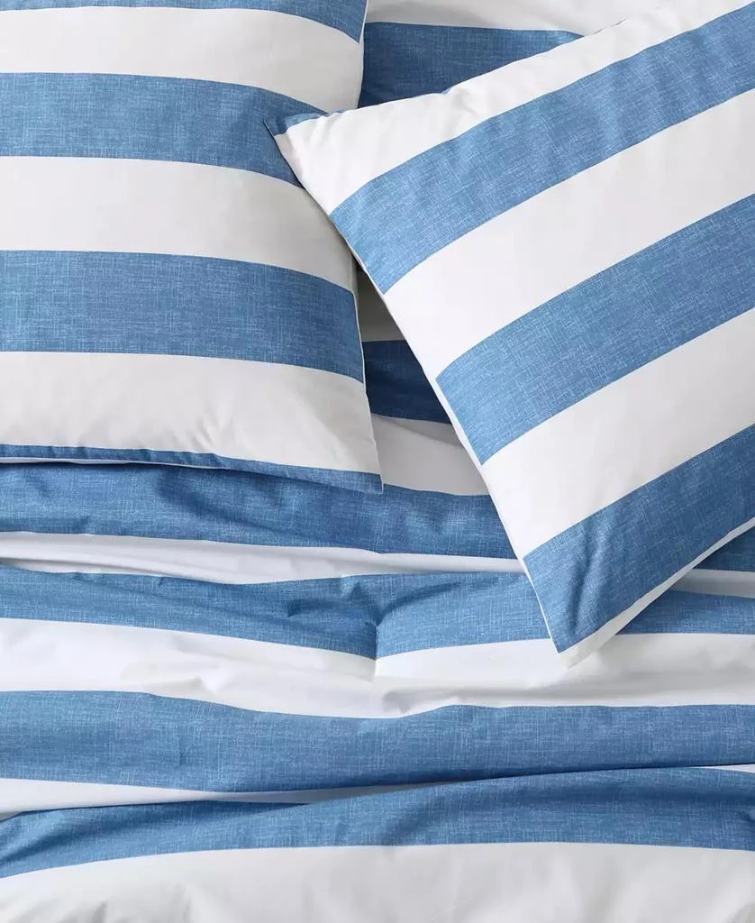 Tommy Bahama CLOSEOUT! Awning Stripe 3 Piece Duvet Cover Set 9