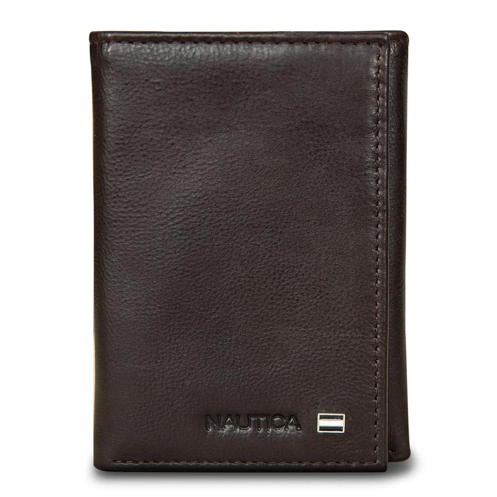 Nautica Mens Flag Trifold Wallet 1