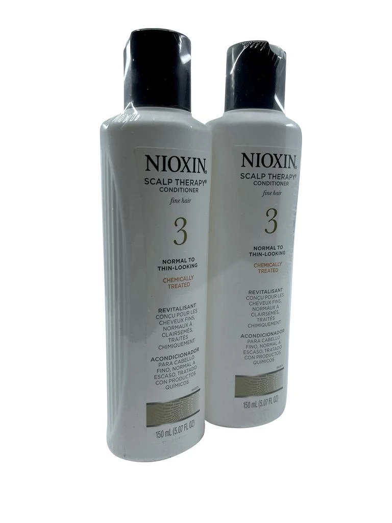 NIOXIN Scalp Treatment 3 Normal Thin Chemical Treated Hair 5.07 OZ Set of 2 3