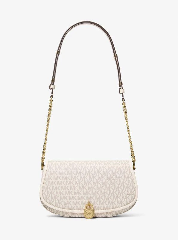 Michael Kors Mila Medium Signature Logo Messenger Bag 1