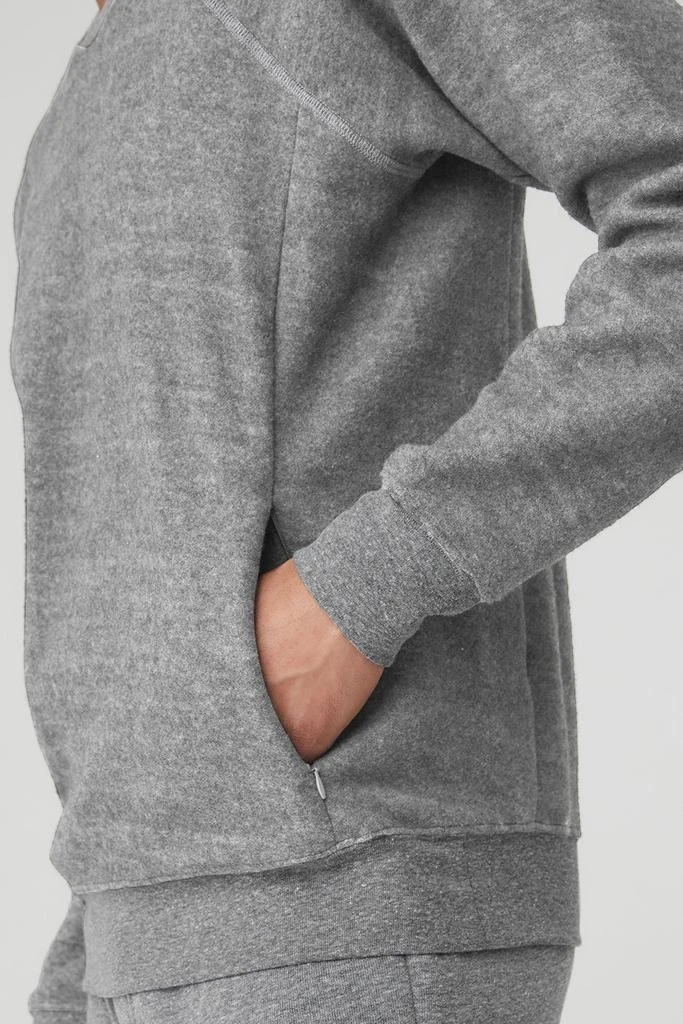Alo Triumph Crew Neck Sweatshirt - Grey Triblend 4