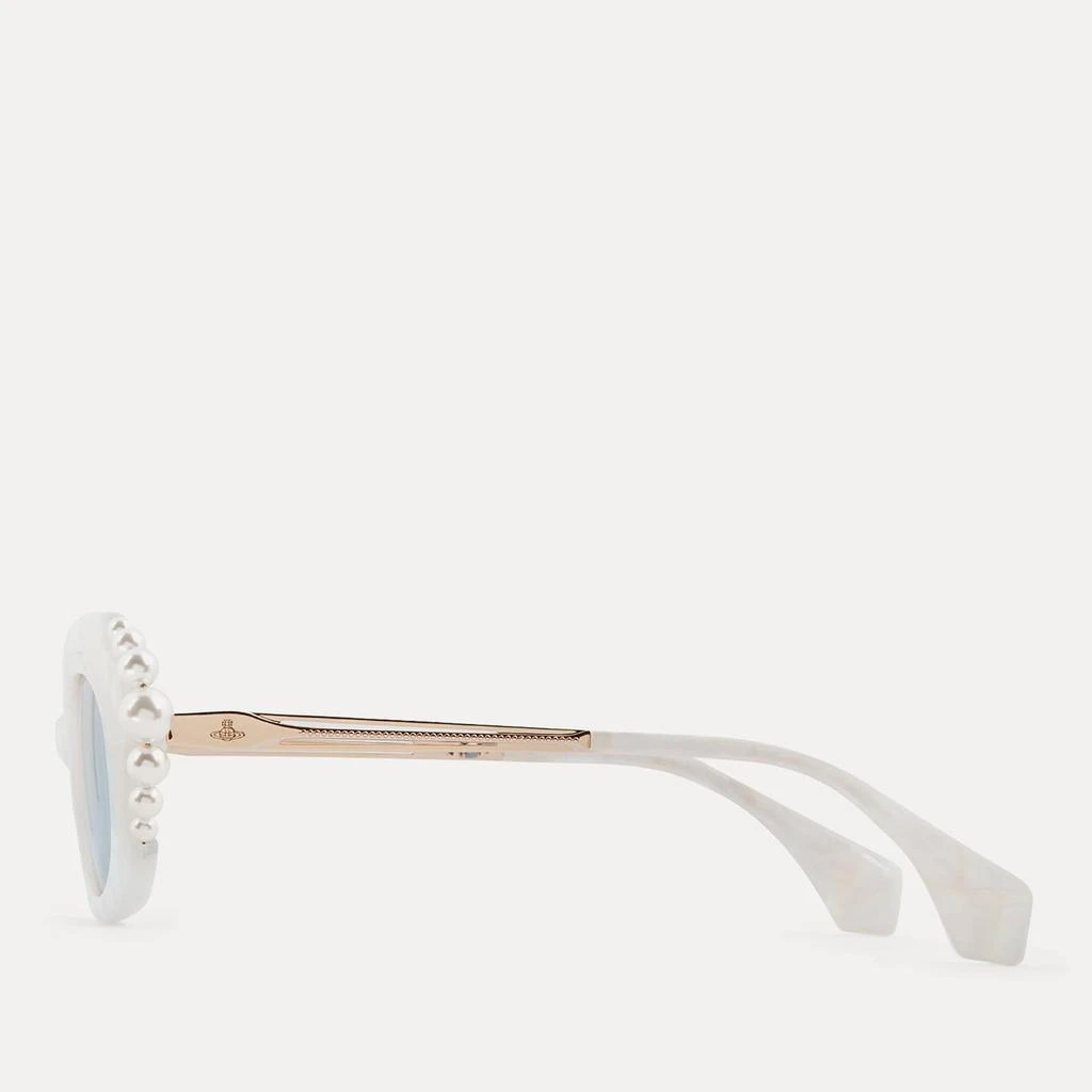 Vivienne Westwood Vivienne Westwood Acetate Swarovski Pearl Cat-Eye Sunglasses 3
