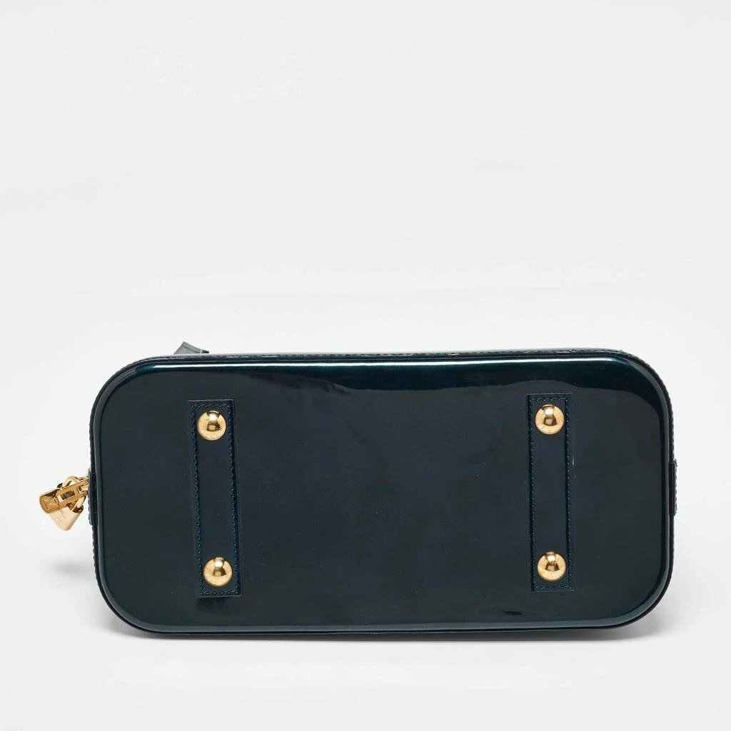 Louis Vuitton Louis Vuitton Bleu Nuit Monogram Vernis Leather Alma PM Bag 7