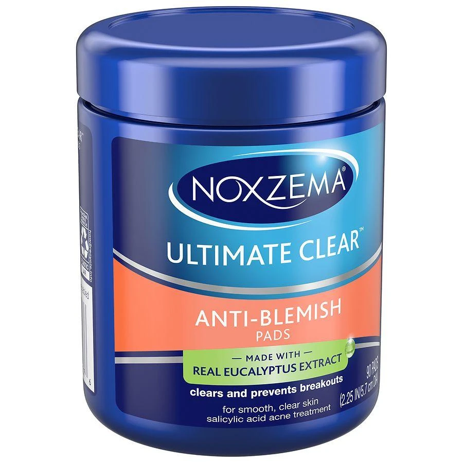 Noxzema Ultimate Clear Anti-Blemish Face Pads Eucalyptus 7