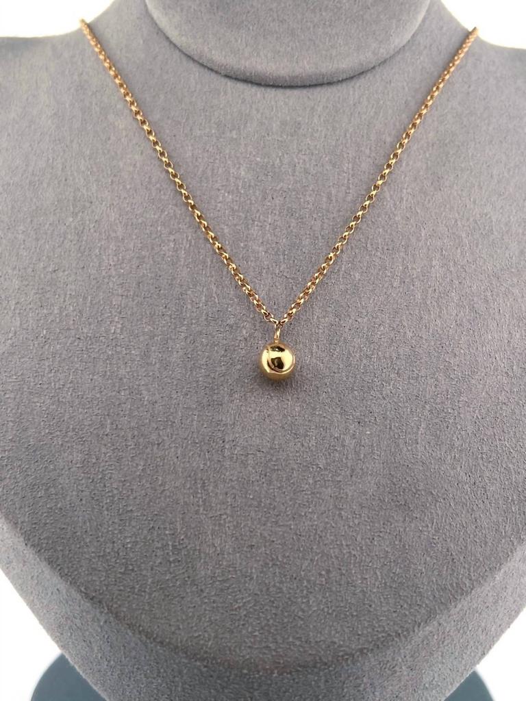 Love Love Tennis Women's New Ball Tennis Necklace In Gold