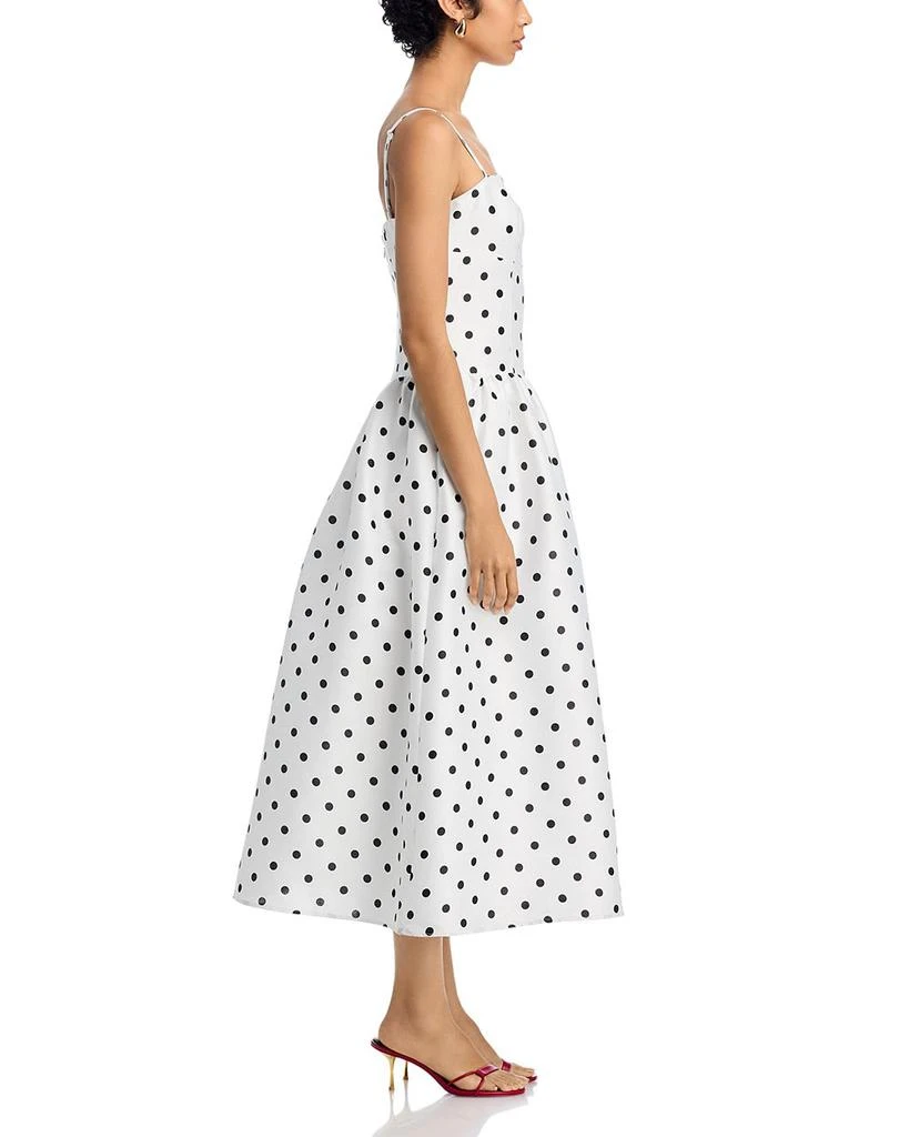 French Connection Strappy Polka Dot Midi Dress 5