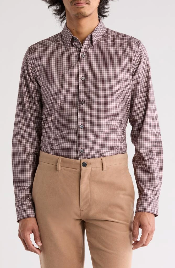 Theory Rammy Flannel Button-Up Shirt 1