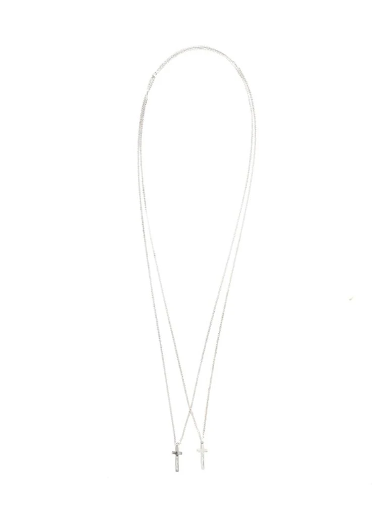 DSQUARED2 Dsquared2 Double Cross Pendant Necklace 1