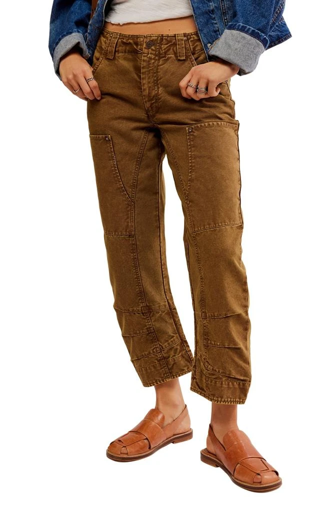 Free People Supersonic High Waist Slim Crop Jeans 1