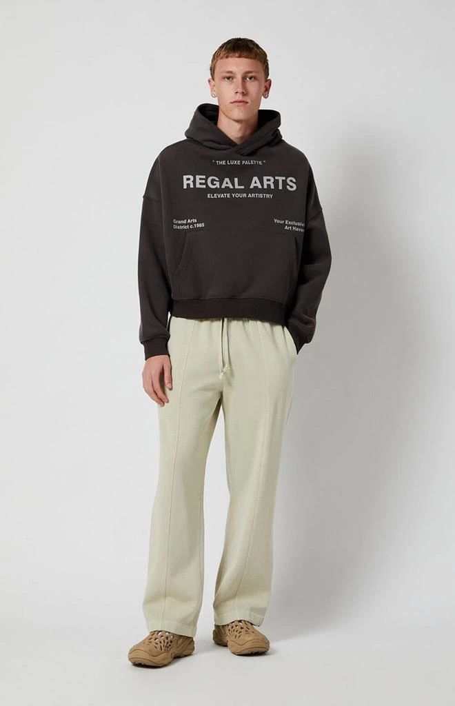 PacSun Cream Wash Baggy Sweatpants 2