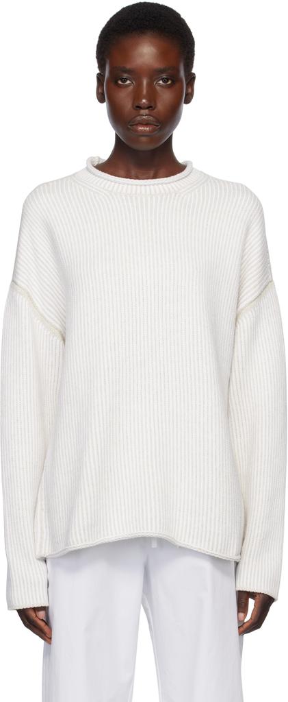 LAUREN MANOOGIAN Gray Fade Rollneck Sweater