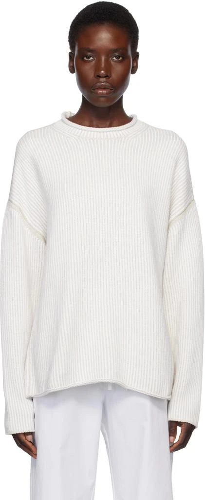 LAUREN MANOOGIAN Gray Fade Rollneck Sweater 1