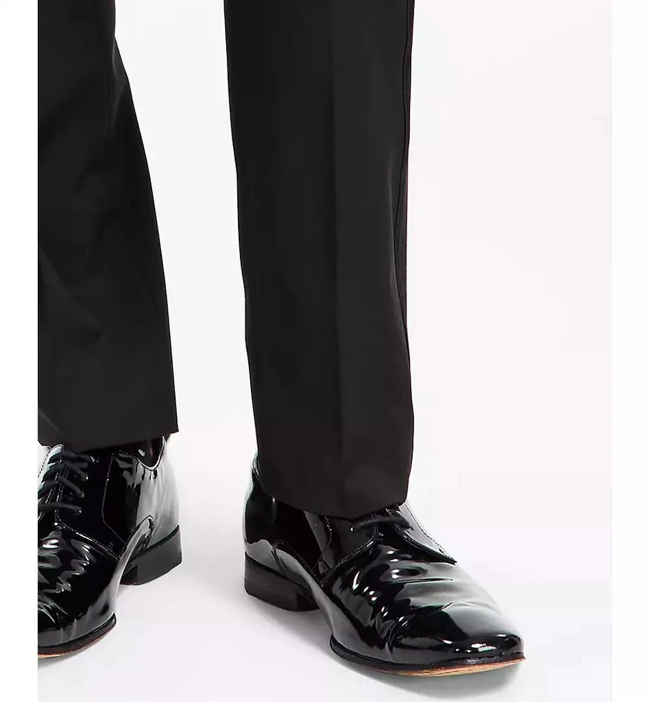 Calvin Klein Men's Slim-Fit Infinite Stretch Black Tuxedo Pants 7