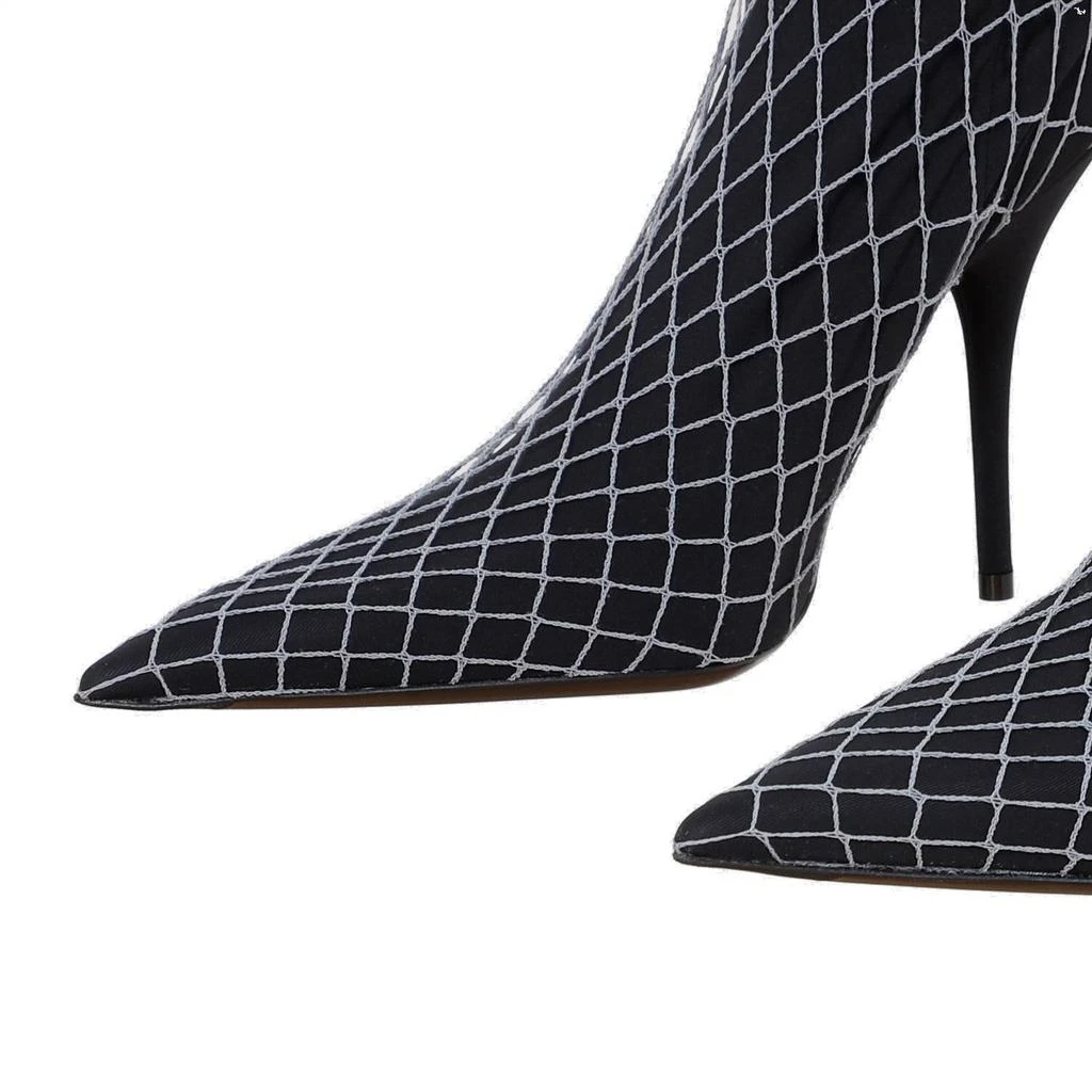 Balenciaga Balenciaga Knife Fishnet Pantaleggings Boots 4