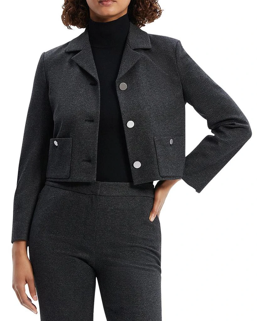 Theory Boxy Cropped Jacket 1