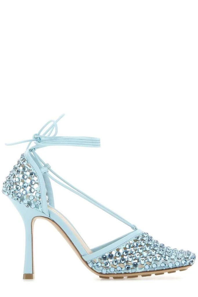 Bottega Veneta Bottega Veneta Sparkle Stretch Sandals from Cettire