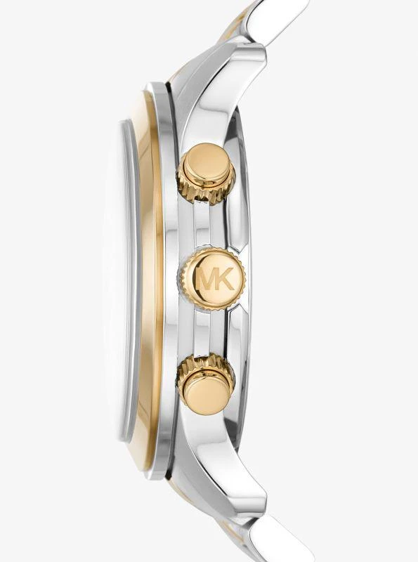 michael_kors Oversized Runway Two-Tone Watch 2