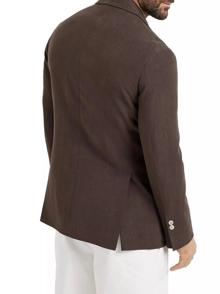 Brunello Cucinelli Twisted Linen Deconstructed Cavallo Blazer 3