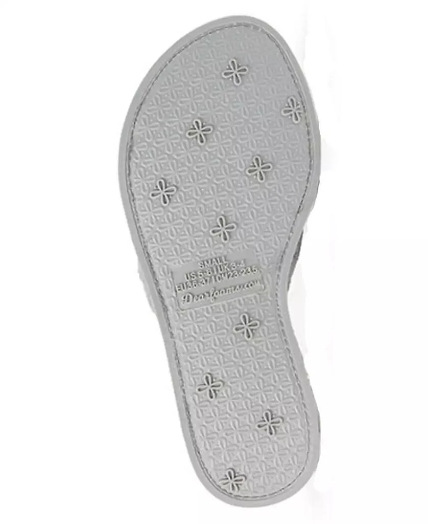 Dear Foams Women's Microfiber Terry Slide Slipper, Online Only 5