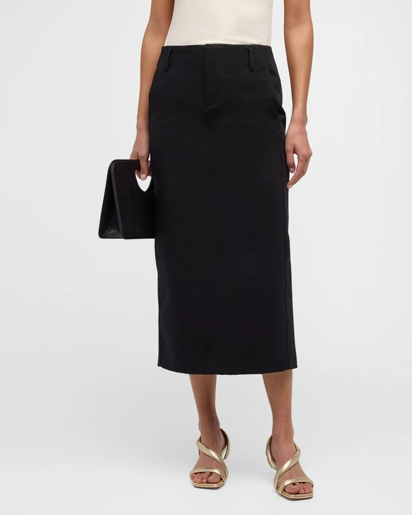Vince Straight-Fit Midi Trouser Skirt 2