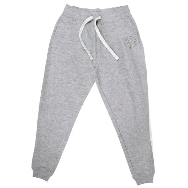 Rick and Morty Rick and Morty Morty Embroidered Unisex Joggers - Grey 1