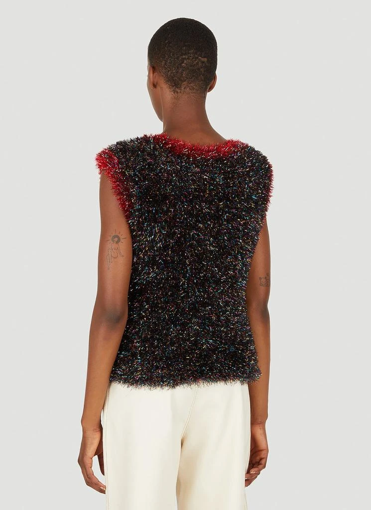 CHOPOVA LOWENA Chopova Lowena Shimmer Knit Vest 4