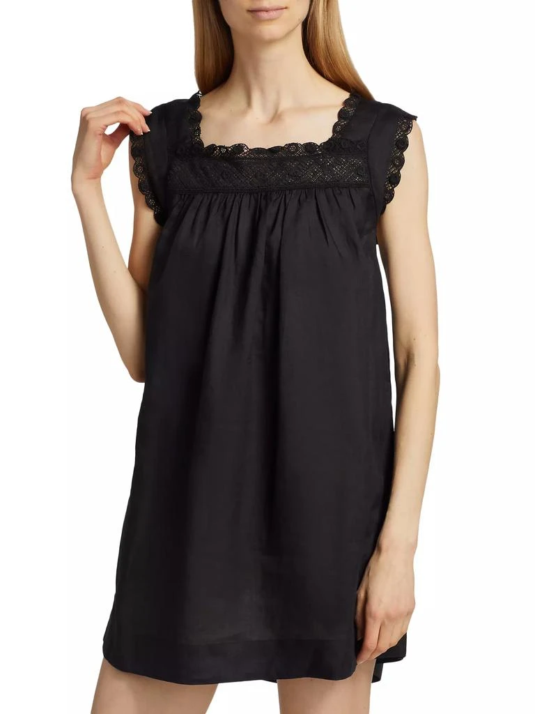 DÔEN Almadia Lace-Detailed Shift Dress 3