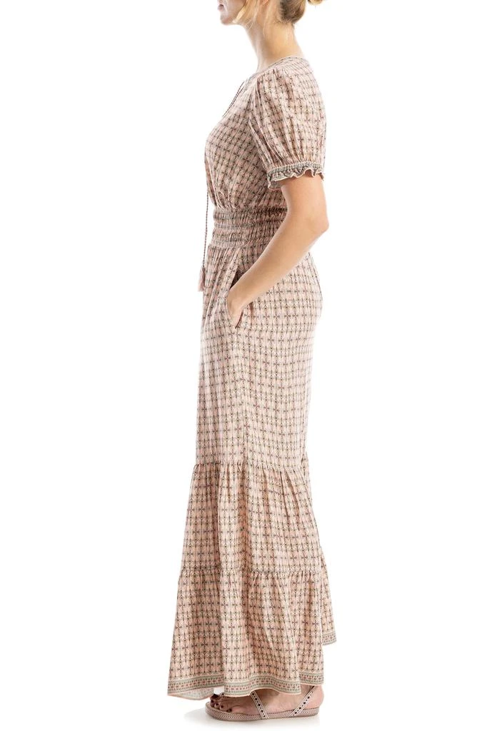 Max Studio Short Sleeve Tiered Maxi Dress 5