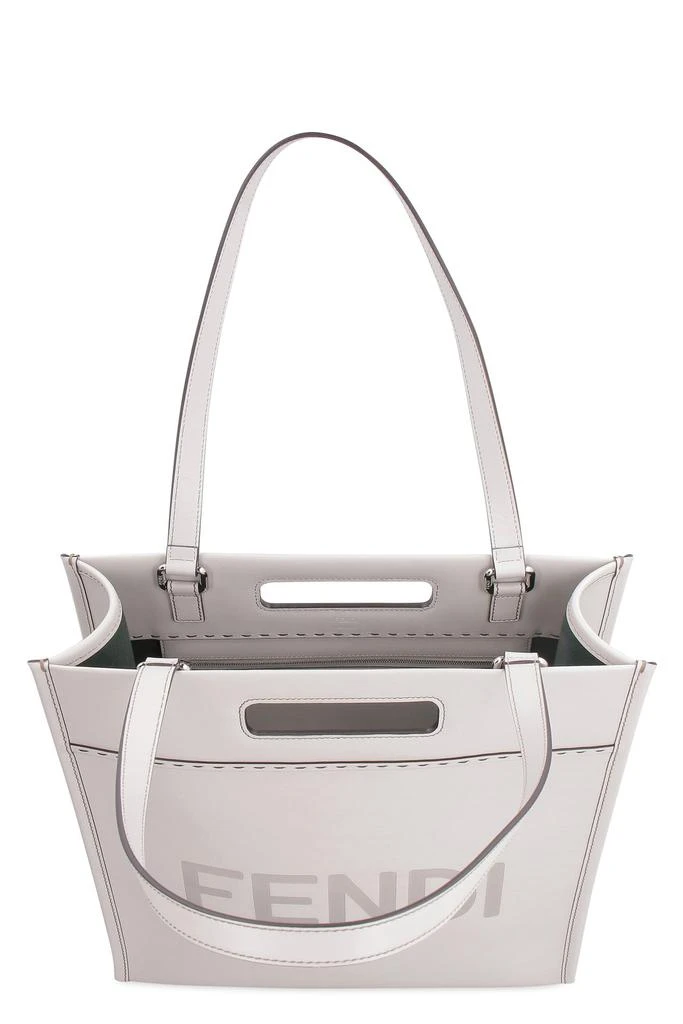 Fendi Fendi Roma Lettering Shopper Tote Bag 5