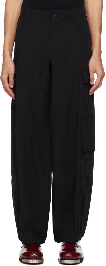 Shop Black Oversized Track Pants on Sale at BeyondStyle – Get 44