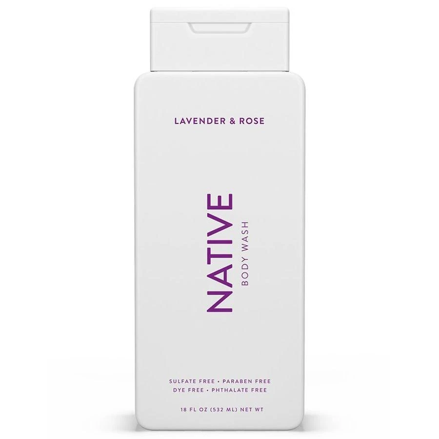 Native Body Wash Lavender and Rose 1