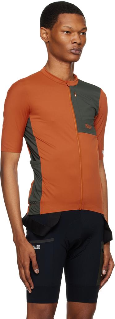 PEDALED Orange & Brown Odyssey T-Shirt