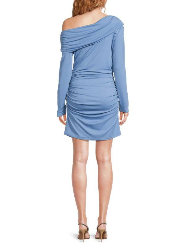 Susana Monaco One Shoulder Ruched Mini Dress 2