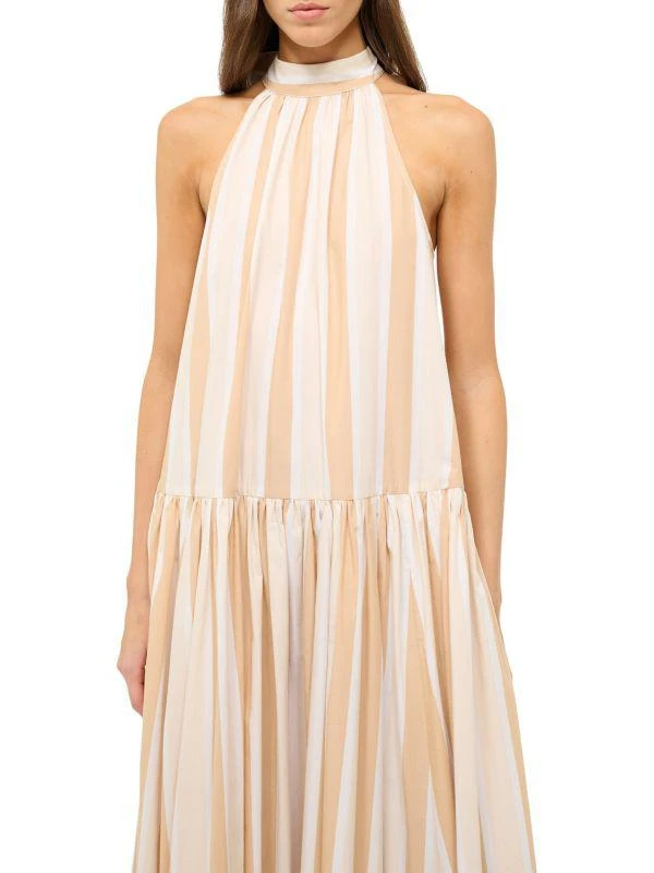 Staud Marlowe Striped Dress 4