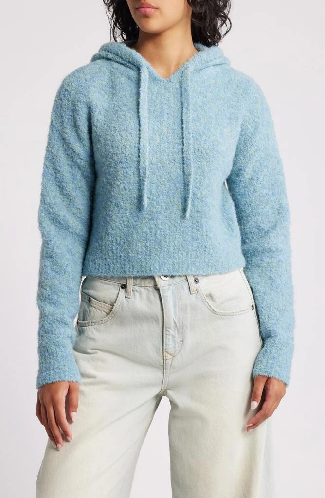 ALL IN FAVOR Hooded Crop Sweater 1