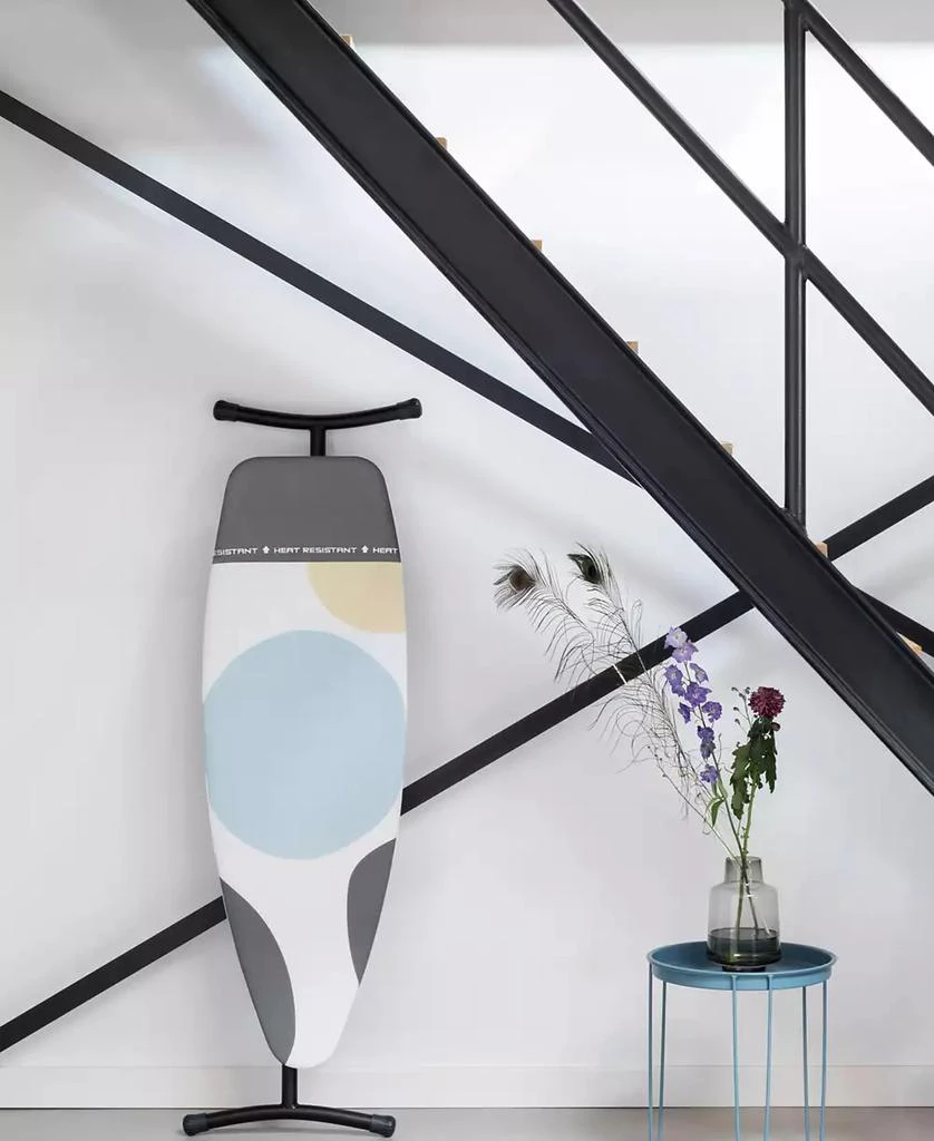 Brabantia Ironing Board D, 53" x 18", 135 x 45 Centimeter with Heat Resistant Iron Parking Zone, 1.4" 35 Millimeter and Black Frame 6
