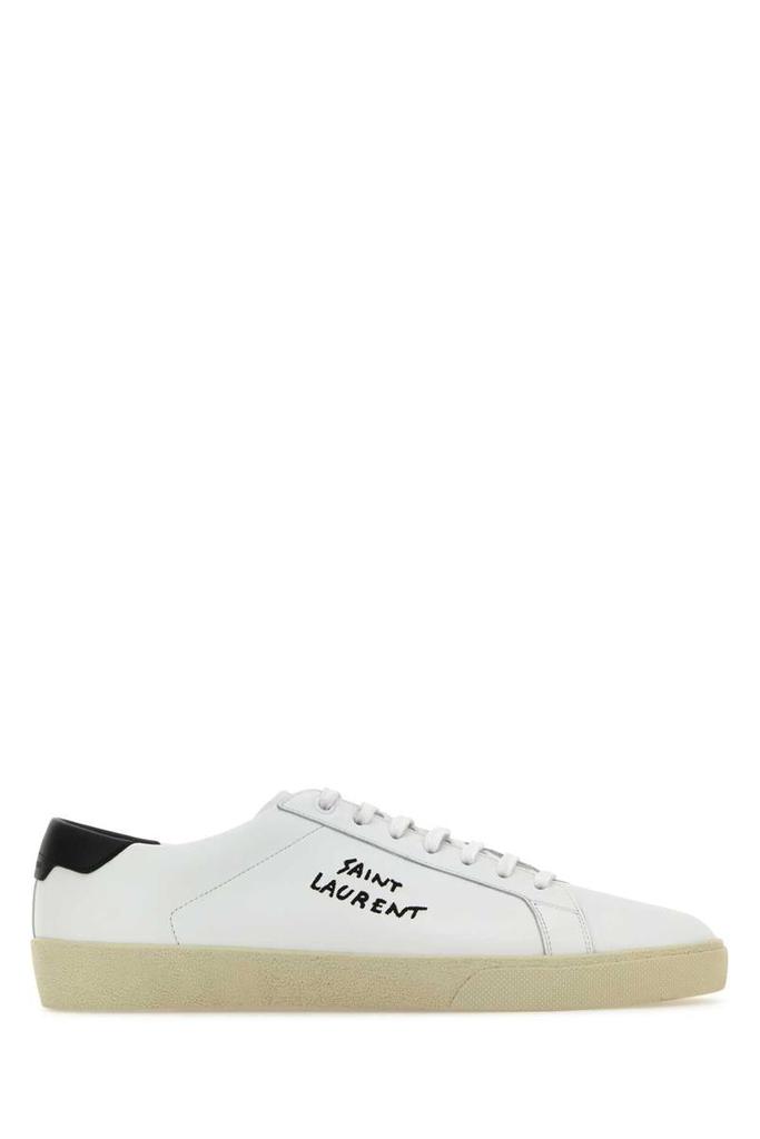 【SAINT LAURENT】美品 スニーカー COURT CLASSIC Saint Laurent Court Classic SL/06 Embroidered Low Top