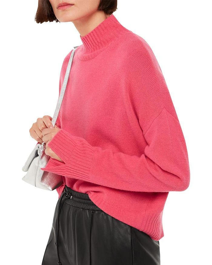 Whistles Wool Double Trim Turtleneck Sweater 1