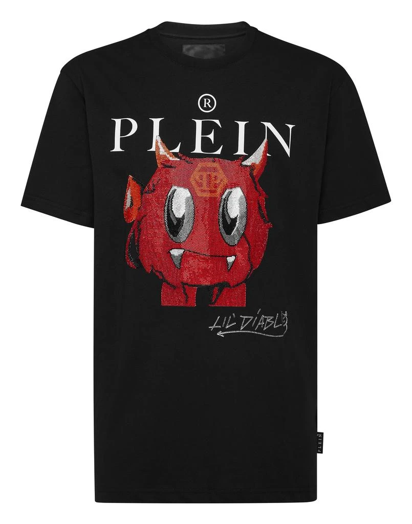 Philipp Plein T-shirt Round Neck SS Crystal Monster 1
