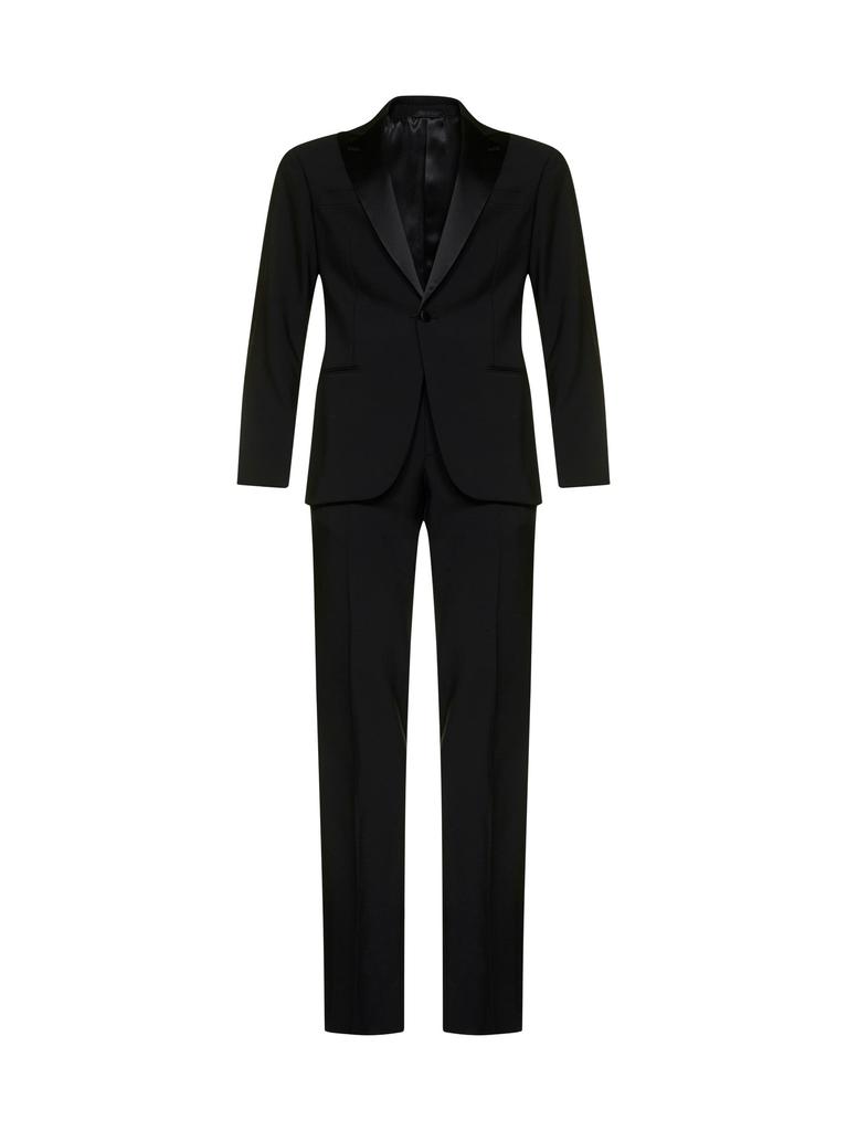 Giorgio Armani GIORGIO ARMANI | Black wool Icon Soho tuxedo suit | Man | 52