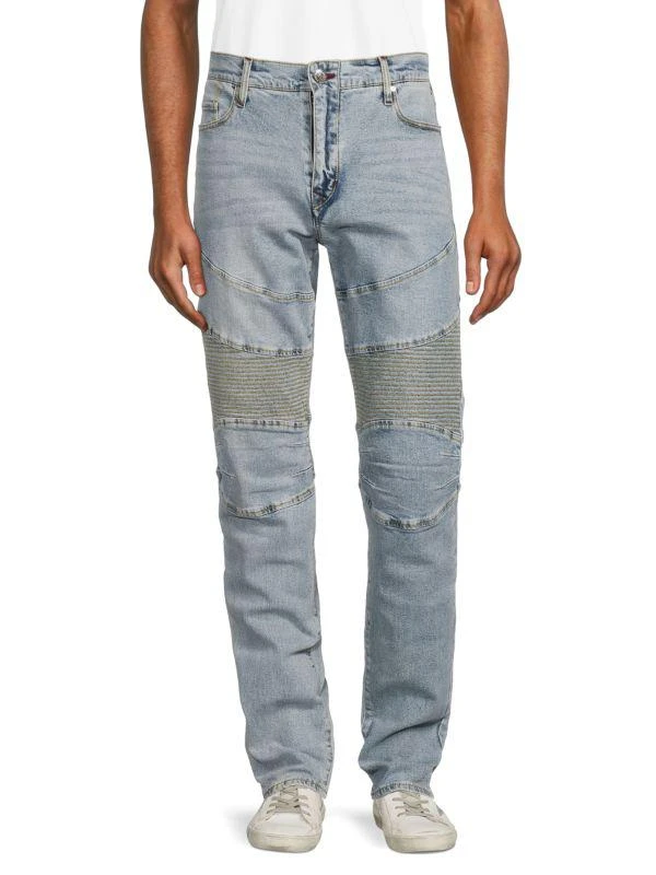 True Religion Rocco Moto High Rise Relaxed Skinny Jeans 1