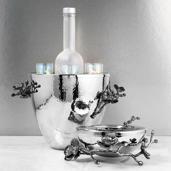 Michael Aram Black Orchid Vodka Service
