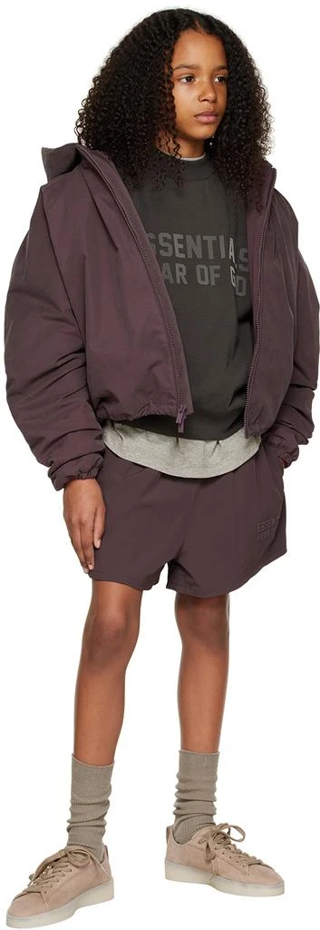 Essentials Kids Purple Full Zip Jacket 4