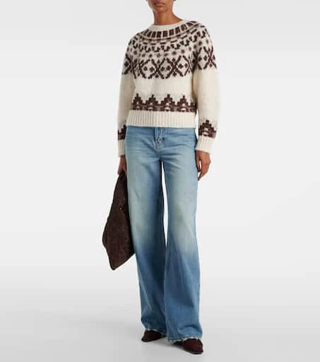 FRAME Fair Isle alpaca-blend sweater 2